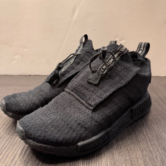 Adidas NMD TS1 PK Gore-Tex Triple Black Ultra Boost Water Proof SIZE 8.5 - Picture 5 of 8